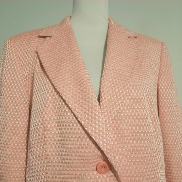 Talbots Pink Women's Blazer Size 14 - Picture 3 of 13